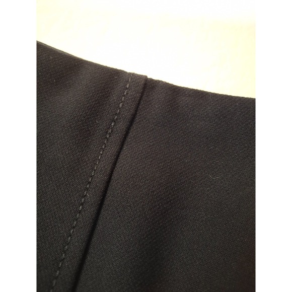 Talbots Womens 10 Black Lined Skirt Fit Flare Vertical Seams Career Work - Picture 7 of 9